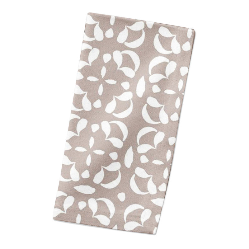 No Pattern Rectangle Napkin, Tan 