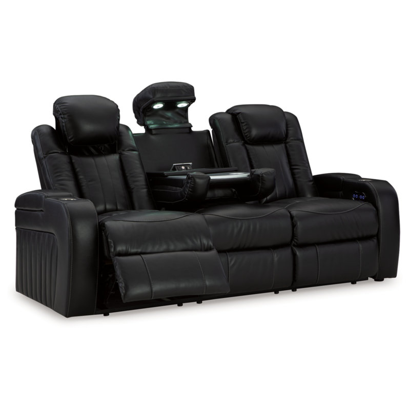 Gwenny 86'' Faux Leather Power Reclining Sofa