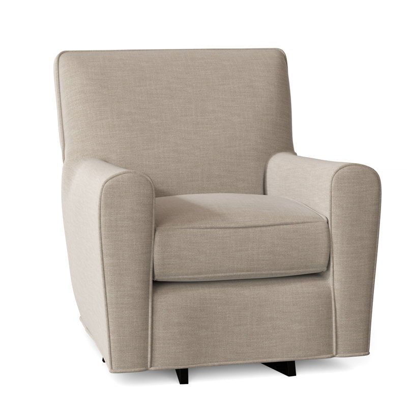 Venus Swivel Armchair, Beachbum 21 Gray Stripe, No