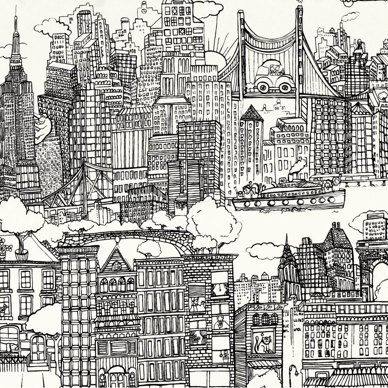 New York New York Fabric