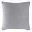 Coussin Sparkles Home Pearl avec fausses perles | Velours argenté | Insert de plumes 16 po x 16 po
