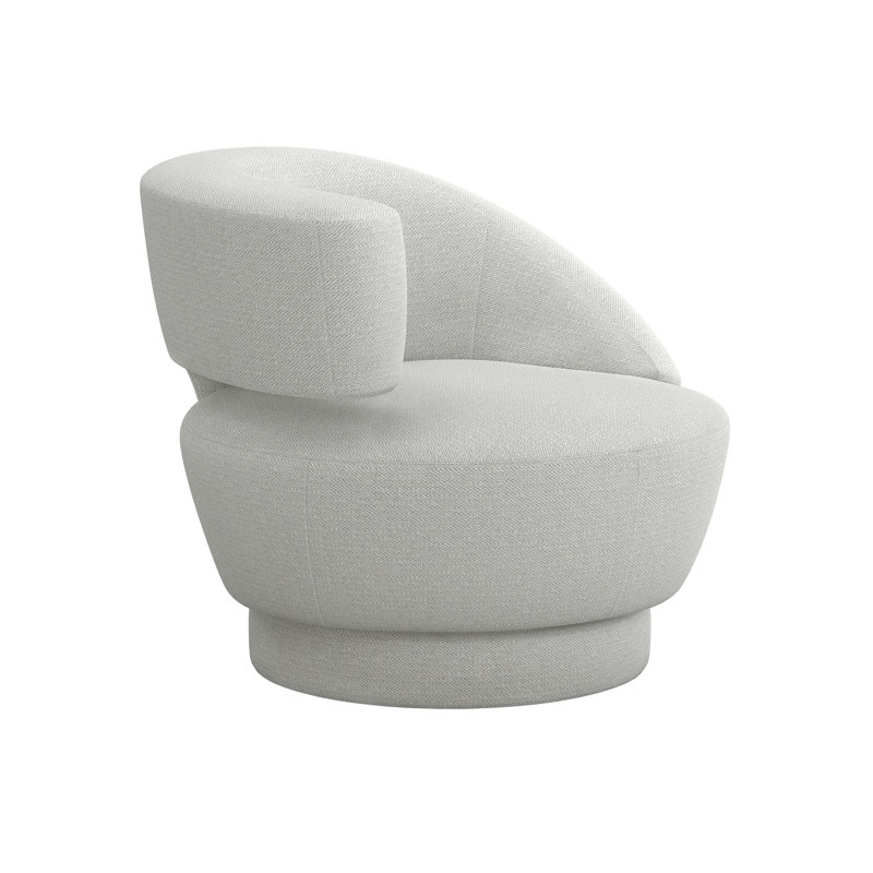 Chaise longue pivotante de 35 po Arabella, Fresque 100% polyester