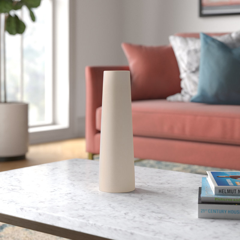 Brighouse Handmade Ceramic Table Vase, Cream