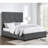 Maille Charcoal Upholstered Eastern King Panel Bed-1934432487