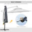 Raylee 295cm Lighted Cantilever Parasol-1898011172