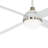 54" 4 - Blade LED Standard Ceiling Fan with Remote Control and Light Kit Included-41663829
