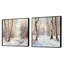 «Trees Charm In Winter», ensemble de 3 arbres carrés-1819445020-1819445030