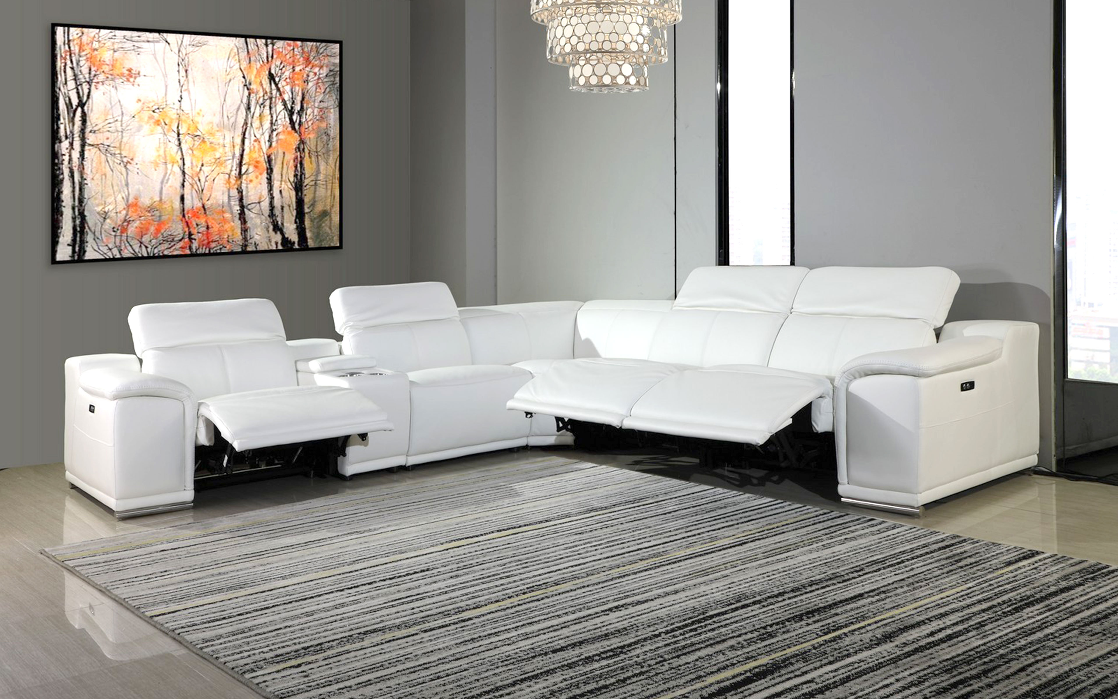 Logan outlet reclining sofa