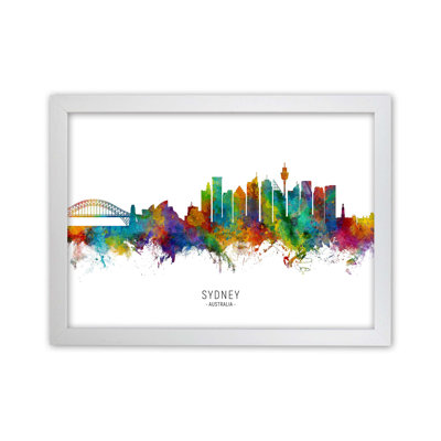 Sydney Australia Skyline by Michael Tompsett - Print
