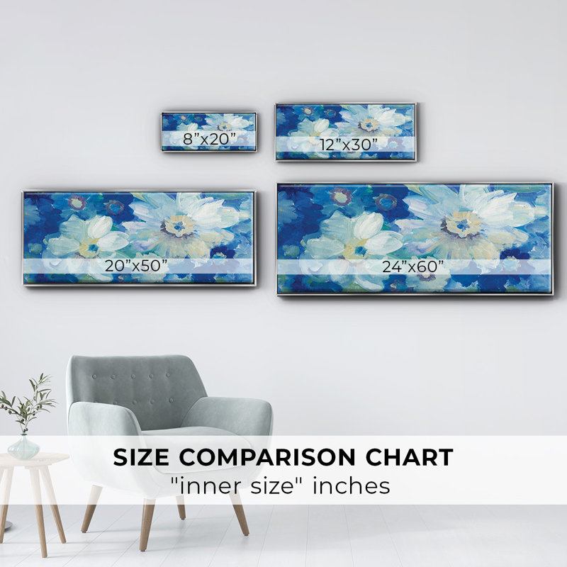Blue Nocturne I- Framed Canvas