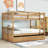 Katasia Rustic Full Over Full Wood Bunk Bed With Twin Trundle-227060191