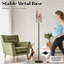 Grande lampe moderne sur pied avec télécommande à DEL à intensité variable, abat-jour réglable, fleur de cerisier rose pour le salon, la chambre et le bureau