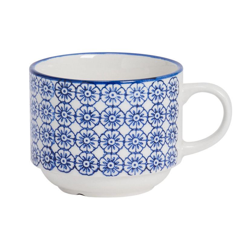 Porcelain Teacup and Saucer, 12