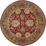 Evie Hand-Tufted Wool Rust/Black Area Rug