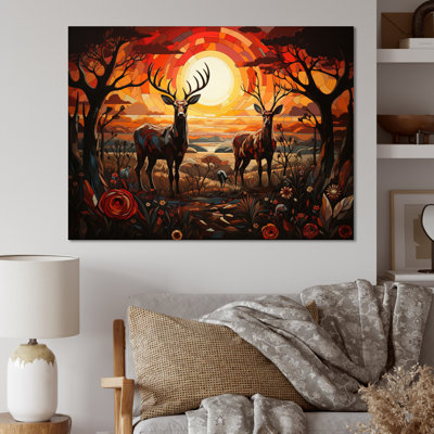 African Vibrant Pastel - Art africain, reproduction d'art mural