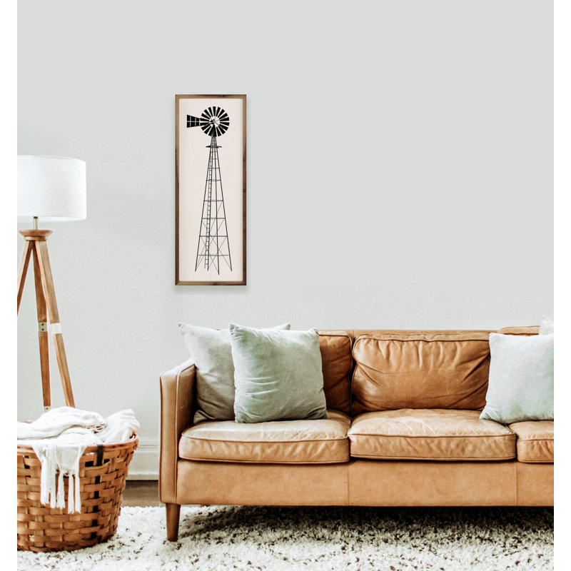 Windmill White, 36" H x 12" W