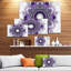 « mauve à motif fractal avec cercles », impression-20866324-35109186