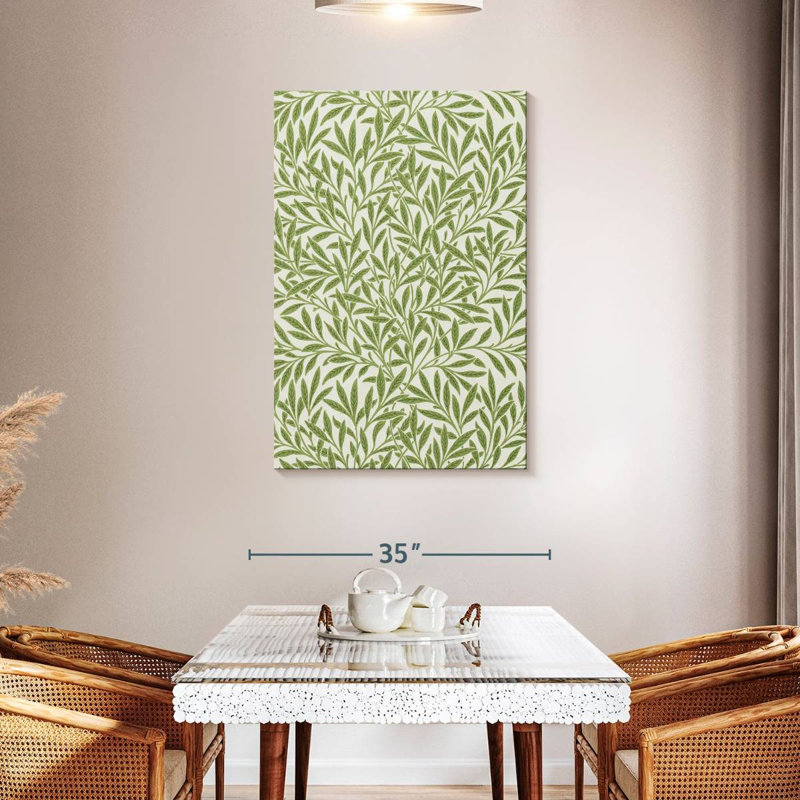 Kerner Willow Pattern, 45" H x 30" W