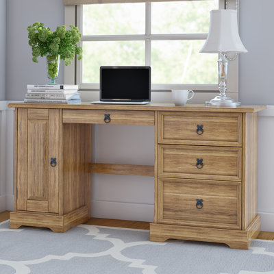 Udy Solid Wood Solid Wood Computer Desk