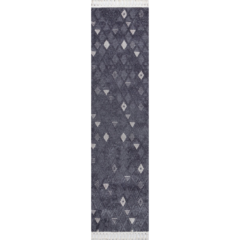 Tapis denim Adhnan, Tapis de couloir 2 pi 3 po x 8 pi