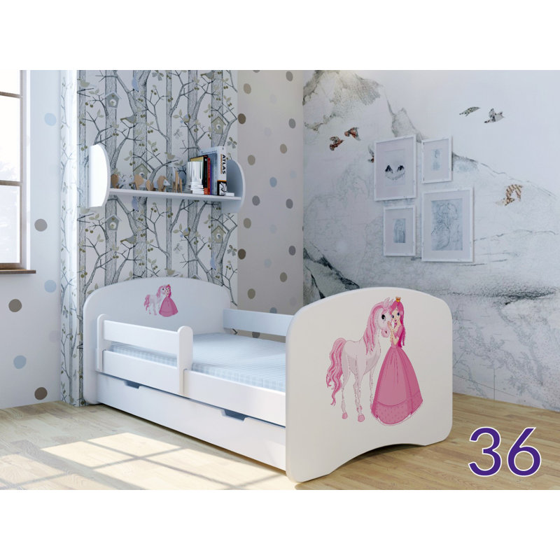Kids with Drawers, White, 70 x 140 cm