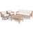 4 Pieces Outdoor Conversation Set-2146887232