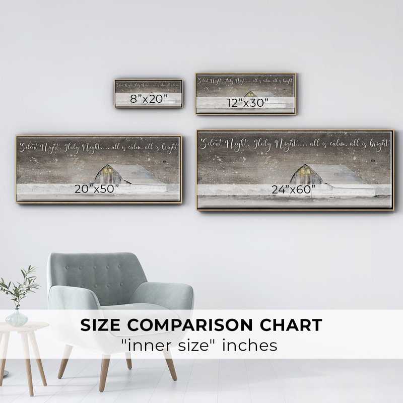 Silent Night- Framed Canvas