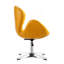 Fauteuil ballon pivotant rembourré en laine Raspberry-51336373