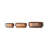 3-Piece Oval Metal Planters With Ring Handles