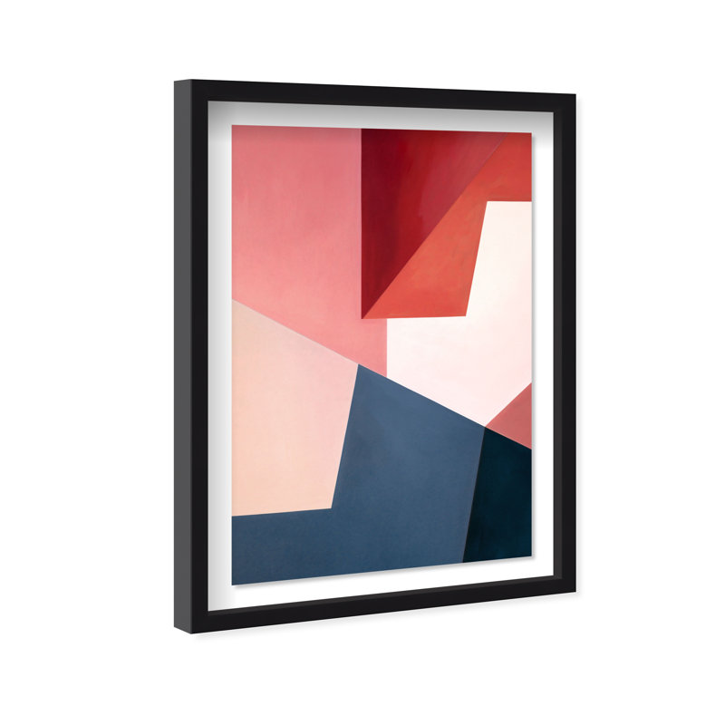 Aleranto Shadowbox Abstract Print by Oliver Gal, Black Frame, 10 x 15, 37.5"H x 25.5"W, Black Frame