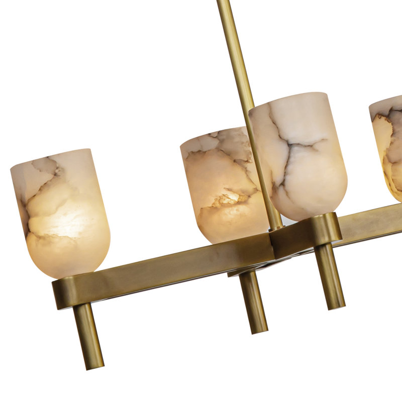 Lucian 10 - Light Pendant, Vintage Brass