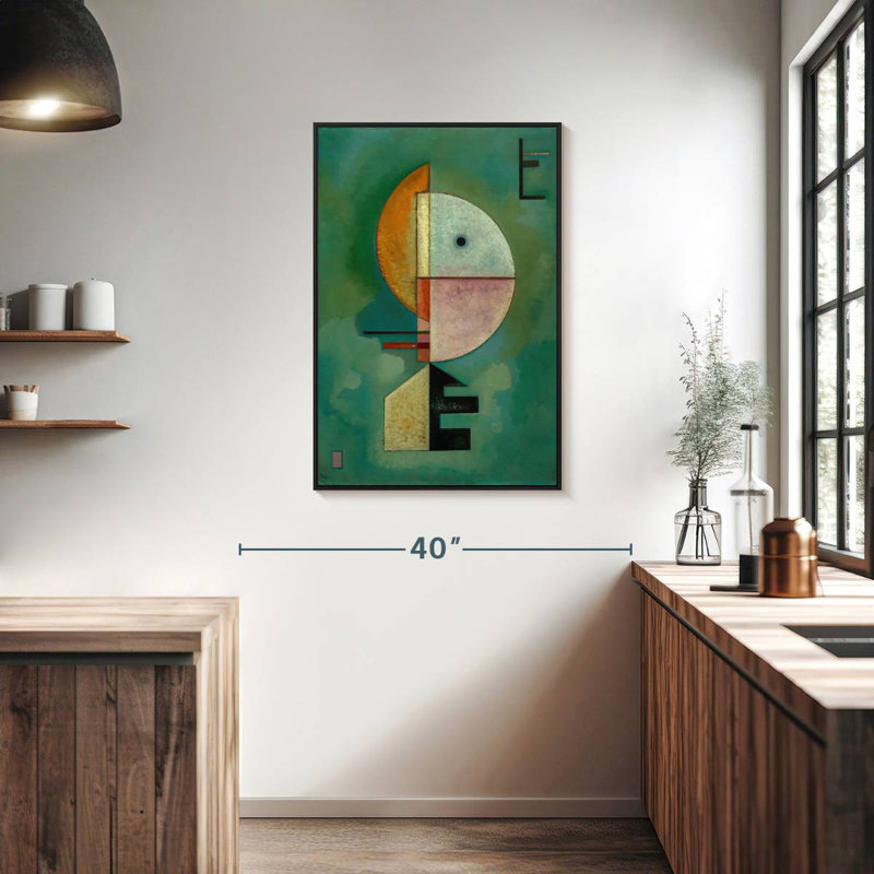 Upward, 25" x 37", Floating Frame Black