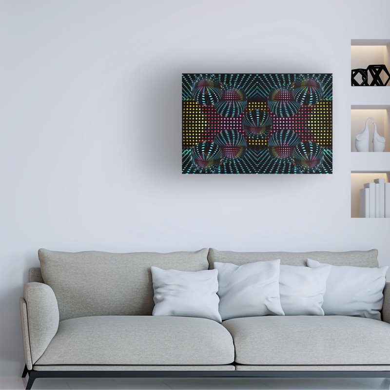 Art sur toile «cylindrique Heidi Westum», H 16 po x l 24 po