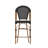Lavigne Stacking French Style Chair with PVC-Coated Polyester Seat and Metal Frame for Indoor/Outdoor Use-86596031-86596032-86596033