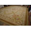 Vintage Large Aubusson Chinese Medallion Knotted Rug