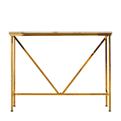 Metal Base Dining Table