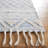 Antwoin Hand Woven Wool/Cotton Geometric Rug in Blue/Ivory-560567024