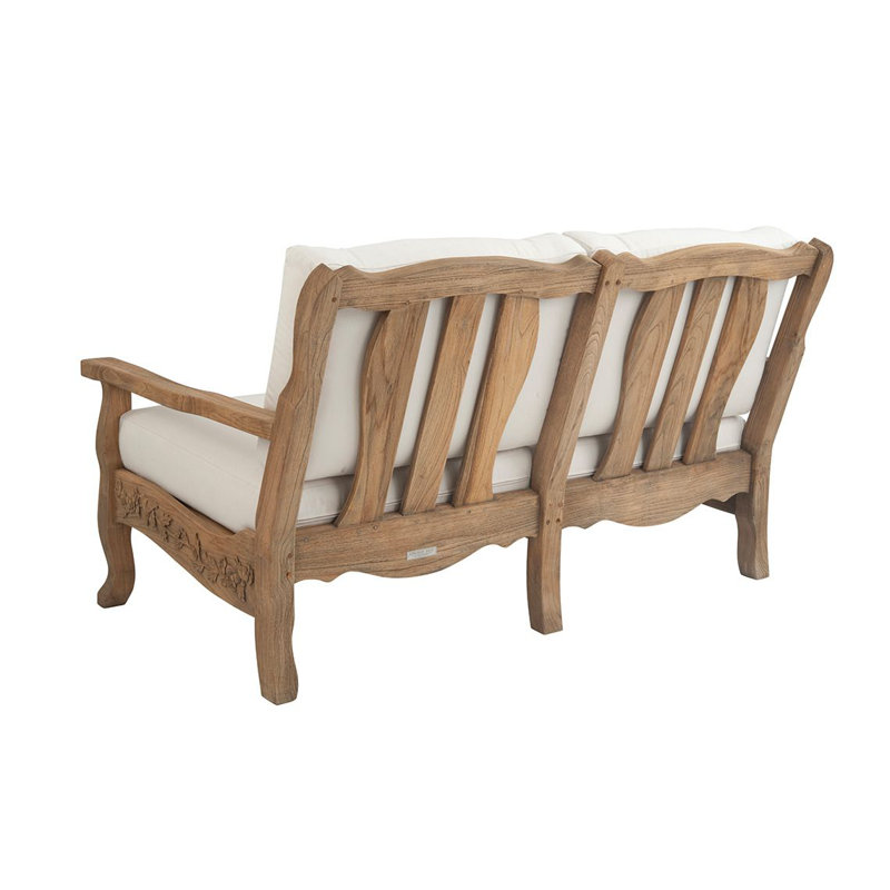 Normandy Outdoor 2 - Seat Loveseat, Demo Putty