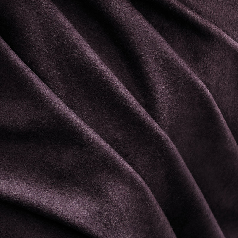 Marinetti Throw Blanket, 83" L x 79" W, Beaujolais/Golden Ecru