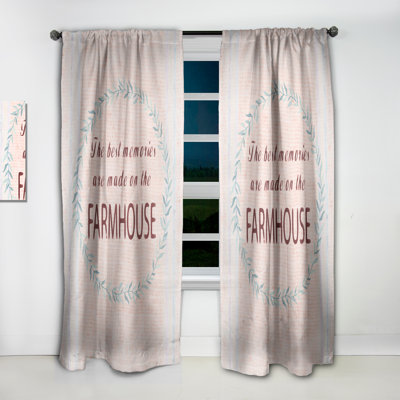 Blackout Single Curtain Panel