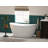 Naha Freestanding Soaking Acrylic Bathtub with Drain-95416904-95416903