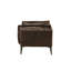 Chaise en cuir vieilli Porchester