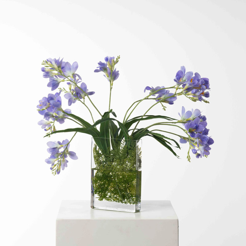 Faux Floral Arrangement in Vase