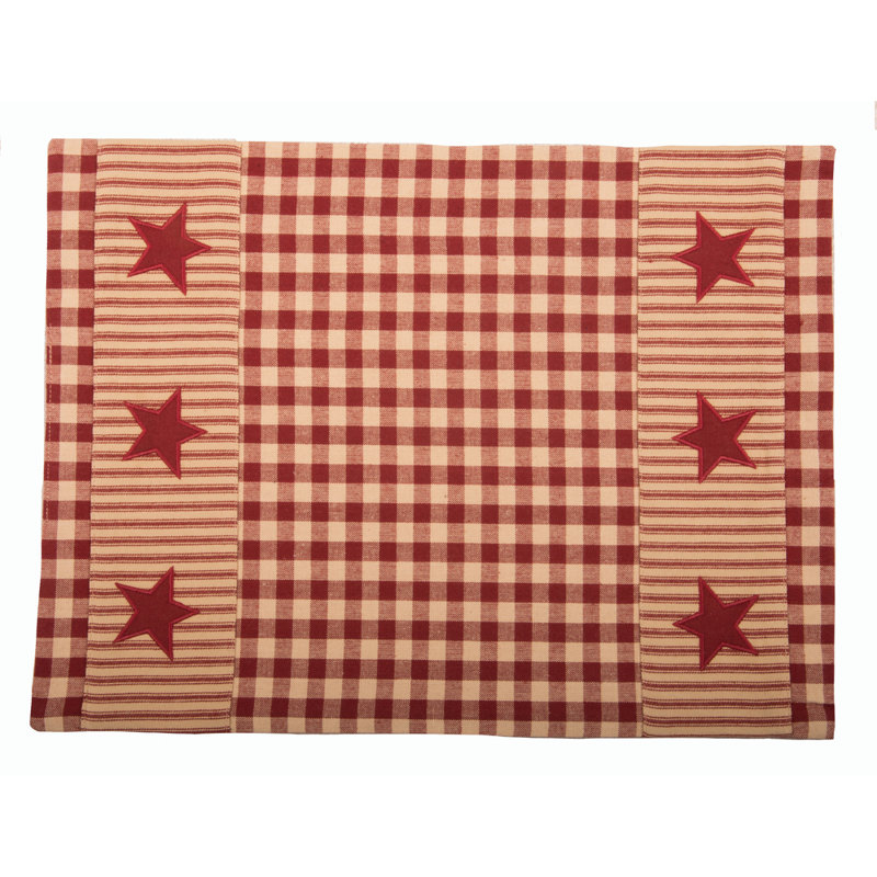 Napperon Rosalind Wheeler, Rouge / beige