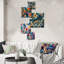 Griffith - ensemble d'art mural floral de 5
