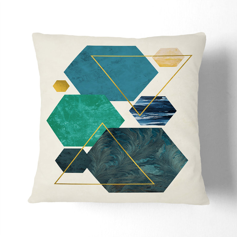 Square Cushion, 40cm H x 40cm W x 15cm D, Stone