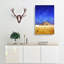 Camel By The Pyramids Of Giza - Wrapped Canvas-56633975