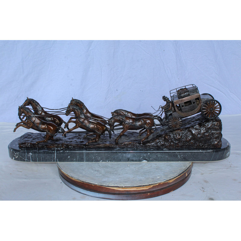 Sculpture en bronze de St Russell