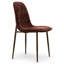 Chaise d'appoint rembourrée avec pieds en métal Jozwiak-457954145