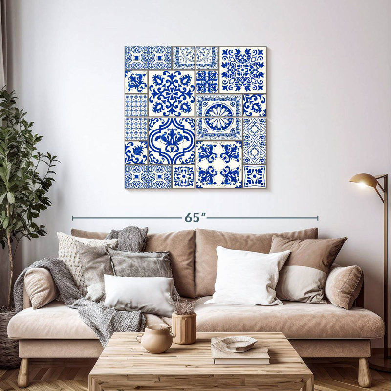 Carreaux de faïence bleue Kerner